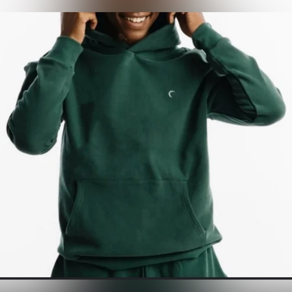 ZYIA Green‎ Pullover Hoodie Sweatshirt Size Large